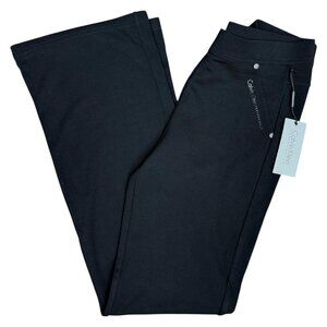 NWT Women's CALVIN KLEIN Performance Quick Dry Stretch Pants‎ Black | Size M
